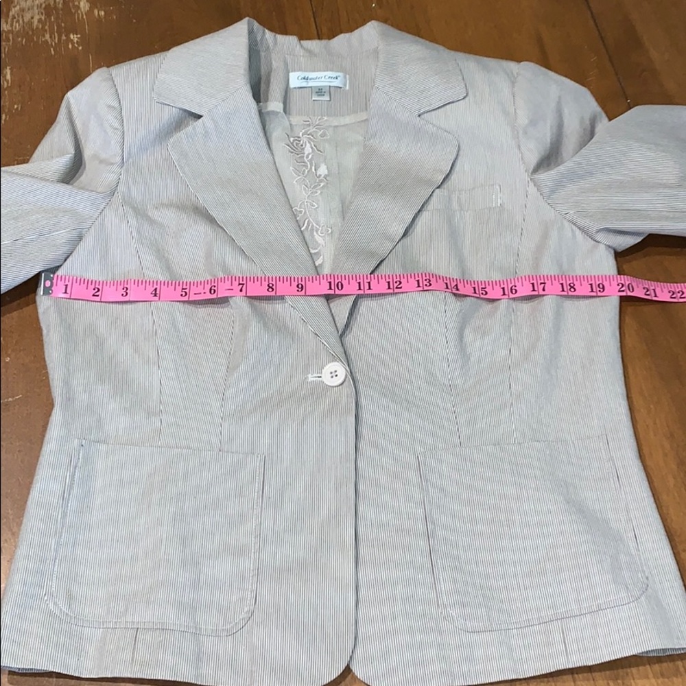 Coldwater Creek embroidered blazer - Picture 6 of 13
